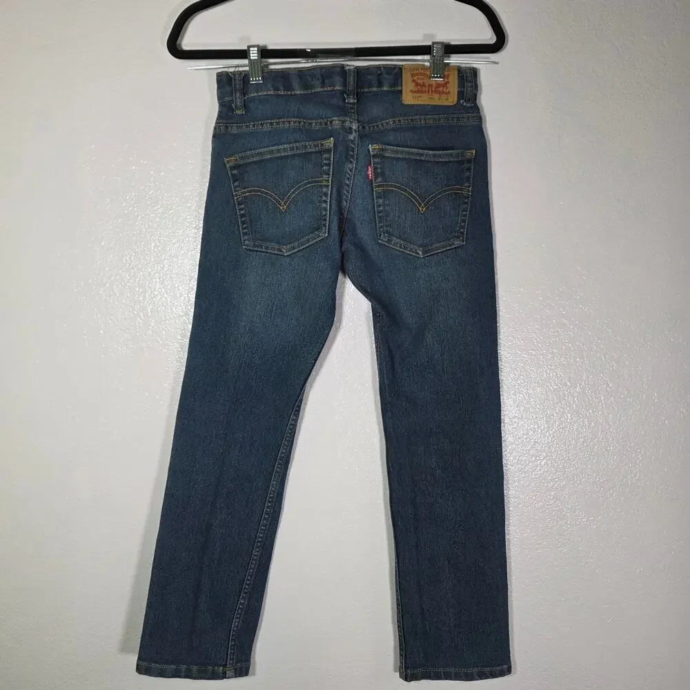 Levi’s 511 Big Boys Slim Fit Jeans Size 10 Regular Dark Wash